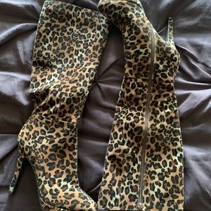Leopard Boots
